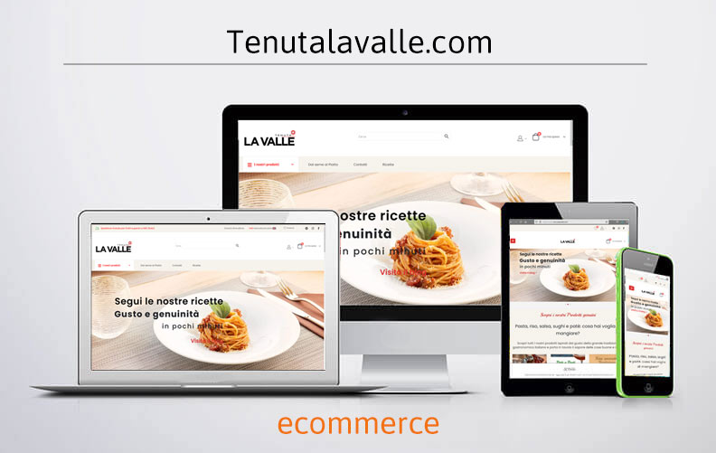 progettazione siti web ecommerce settore food